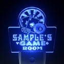 ADVPRO Name Personalized Custom Game Room Man Cave Bar Beer Day/Night Sensor LED Sign wspl-tm - Blue