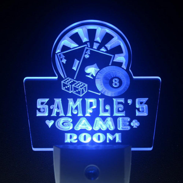 ADVPRO Name Personalized Custom Game Room Man Cave Bar Beer Day/Night Sensor LED Sign wspl-tm - Blue