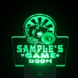 ADVPRO Name Personalized Custom Game Room Man Cave Bar Beer Day/Night Sensor LED Sign wspl-tm - Green