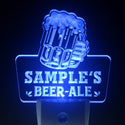 ADVPRO Name Personalized Custom Best Beer Ale Home Bar Pub Day/ Night Sensor LED Sign wspn-tm - Blue