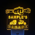 ADVPRO Name Personalized Custom Garage Basement Den Repair Day/ Night Sensor LED Sign wspp-tm - Yellow