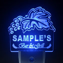 ADVPRO Name Personalized Custom Bar & Grill Beer Day/ Night Sensor LED Sign wspr-tm - Blue