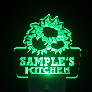 ADVPRO Name Personalized Custom Kitchen Welcome Chef Day/ Night Sensor LED Sign wsps-tm - Green