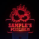ADVPRO Name Personalized Custom Kitchen Welcome Chef Day/ Night Sensor LED Sign wsps-tm - Red