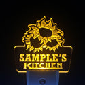 ADVPRO Name Personalized Custom Kitchen Welcome Chef Day/ Night Sensor LED Sign wsps-tm - Yellow