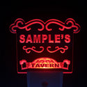ADVPRO Name Personalized Custom Tavern Man Cave Bar Beer Day/ Night Sensor LED Sign wspx-tm - Red
