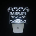 ADVPRO Name Personalized Custom Tavern Man Cave Bar Beer Day/ Night Sensor LED Sign wspx-tm - White
