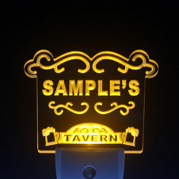 ADVPRO Name Personalized Custom Tavern Man Cave Bar Beer Day/ Night Sensor LED Sign wspx-tm - Yellow