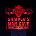 ADVPRO Name Personalized Custom Man Cave Hockey Bar Beer Day/ Night Sensor LED Sign wsqe-tm - Red