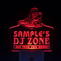 ADVPRO Name Personalized Custom DJ Zone Music Turntable Disco Bar Beer Day/ Night Sensor LED Sign wsqh-tm - Red