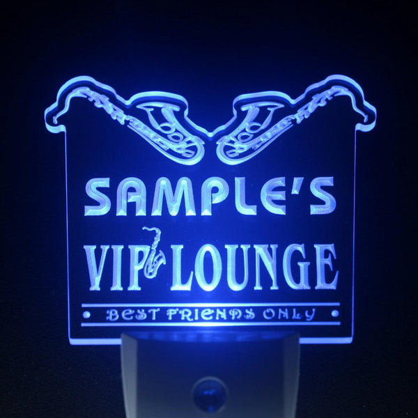 ADVPRO Name Personalized Custom VIP Lounge Best Friends Only Bar Beer Day/ Night Sensor LED Sign wsqi-tm - Blue