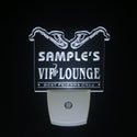 ADVPRO Name Personalized Custom VIP Lounge Best Friends Only Bar Beer Day/ Night Sensor LED Sign wsqi-tm - White