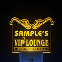 ADVPRO Name Personalized Custom VIP Lounge Best Friends Only Bar Beer Day/ Night Sensor LED Sign wsqi-tm - Yellow