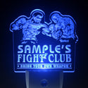 ADVPRO Name Personalized Custom Fight Club Bring Your Weapon Bar Beer Day/ Night Sensor LED Sign wsqj-tm - Blue