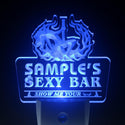 ADVPRO Name Personalized Custom Sexy Bar Now Playing Stripper Bar Beer Day/ Night Sensor LED Sign wsqk-tm - Blue