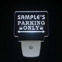 ADVPRO Name Personalized Custom Car Parking Only Bar Beer Day/ Night Sensor LED Sign wsqo-tm - White