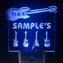 ADVPRO Name Personalized Custom Guitar Hero Weapon Band Music Room Bar Day/ Night Sensor LED Sign wsqp-tm - Blue
