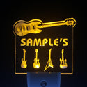 ADVPRO Name Personalized Custom Guitar Hero Weapon Band Music Room Bar Day/ Night Sensor LED Sign wsqp-tm - Yellow