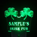 ADVPRO Name Personalized Custom Luck o' The Irish Pub St Patrick's Day/ Night Sensor LED Sign wsqv-tm - Green