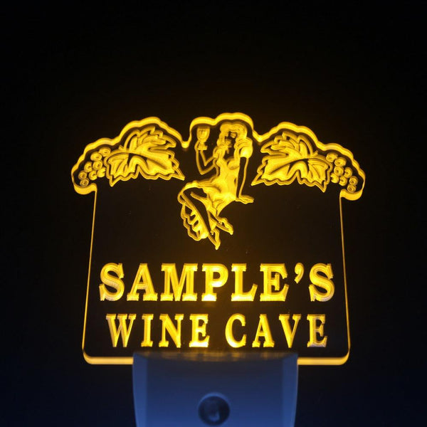 ADVPRO Name Personalized Custom Fly Fishing Hole Den Bar Beer Gift Day/ Night Sensor LED Sign wsqw-tm - Yellow