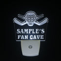 ADVPRO Name Personalized Custom Hockey Fan Cave Bar Beer Day/ Night Sensor LED Sign wstg-tm - White