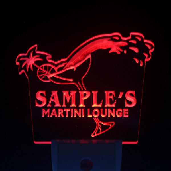 ADVPRO Name Personalized Custom Martini Lounge Cocktails Bar Wine Day/ Night Sensor LED Sign wsti-tm - Red