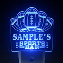 ADVPRO Name Personalized Custom Sports Bar Beer Pub Day/ Night Sensor LED Sign wstj-tm - Blue
