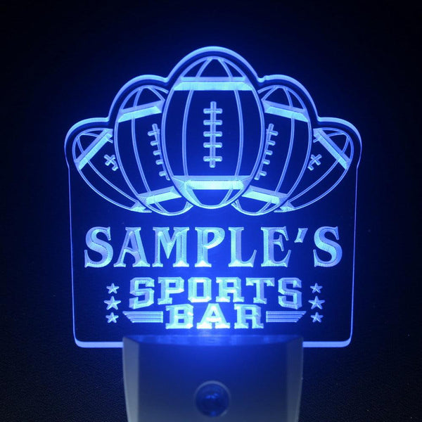 ADVPRO Name Personalized Custom Sports Bar Beer Pub Day/ Night Sensor LED Sign wstj-tm - Blue