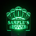 ADVPRO Name Personalized Custom Sports Bar Beer Pub Day/ Night Sensor LED Sign wstj-tm - Green