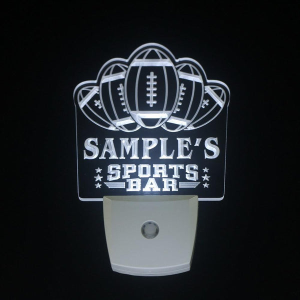ADVPRO Name Personalized Custom Sports Bar Beer Pub Day/ Night Sensor LED Sign wstj-tm - White