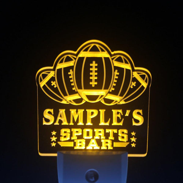 ADVPRO Name Personalized Custom Sports Bar Beer Pub Day/ Night Sensor LED Sign wstj-tm - Yellow