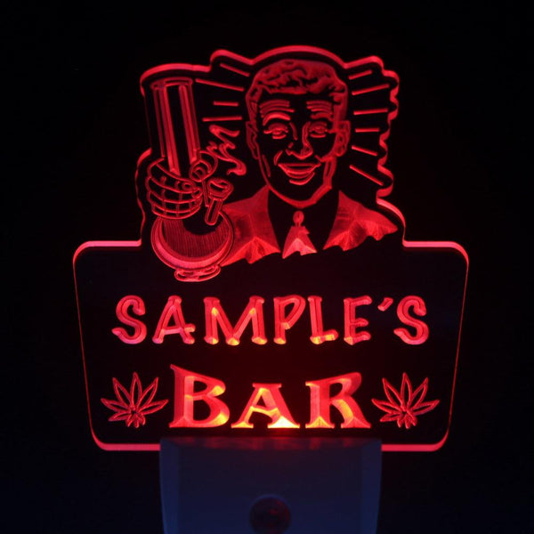 ADVPRO Name Personalized Custom Marijuana High Life Bar Beer Day/ Night Sensor LED Sign wstp-tm - Red