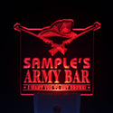 ADVPRO Name Personalized Custom Army Man Cave Bar Beer Day/ Night Sensor LED Sign wstq-tm - Red